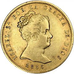 80 Reales - Isabel II DIOS