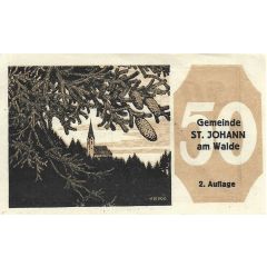 50 Heller St. Johann am Walde