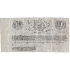 1 Pound The Jersey States, Comittee for Harbours