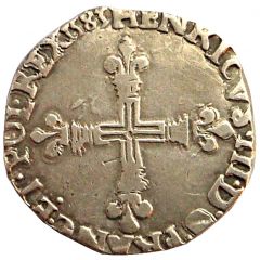 1/4 Écu - Henri III