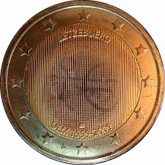 2 Euros - Henri I 10 Years of EMU
