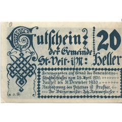 20 Heller St. Veit im Mühlkreis