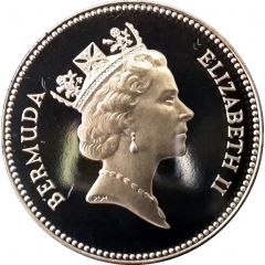 5 Dollars - Elizabeth II 3rd portrait