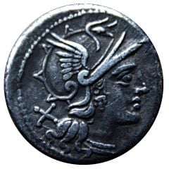 Denarius M. Atilius Saranus