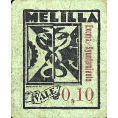 0.10 Pesetas Melilla