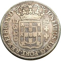 320 Réis - José I Heavy Type - Bahia, Rio de Janeiro and Lisbon Mints