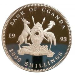 2000 Shillings Elephant with calf