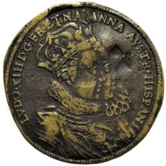 Louis XIII & Anne d`Autriche - Jeton du Mariage, par Hanns Krauwinckel II