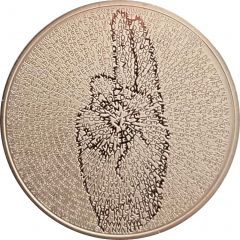 Medal - Koningspenning, 1 jaar koningsschap 2014.