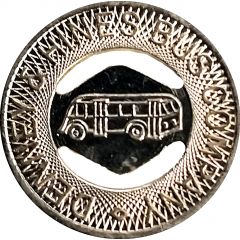 1 Fare - Denney and Hines Bus Company Muncie, Indiana