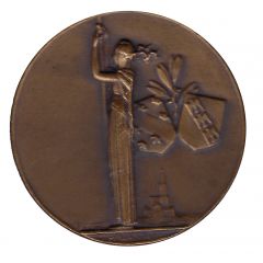 Alsace Lorraine, French Military Medal to the End of the Franco-Belgian Occupation of the Ruhr