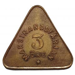 Ferry token - Marstrandsfärjan 3 öre