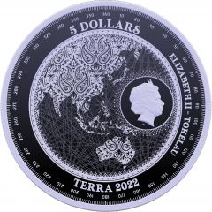 5 Dollars - Elizabeth II Terra