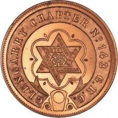 Masonic Penny - Glengarry Chapter No. 143 North Glengarry, Ontario