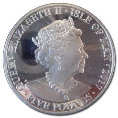 5 Pounds - Elizabeth II House of Windsor; Silver Piedfort