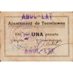 1 Peseta Torrelameu