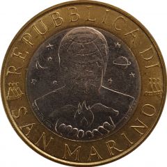 1000 Lire Ancient allegory