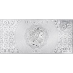 1 Dollar - Elizabeth II Mickey Mouse`s 90th Anniversary
