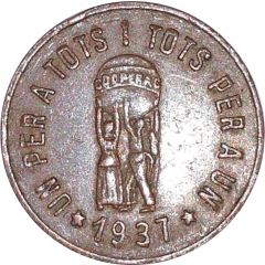 1 Peseta - Igualada