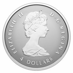 4 Dollars In the name of Elizabeth II, Silver fractional