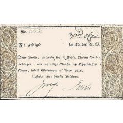 5 Rigsbankdaler N.V. Prinsesedler