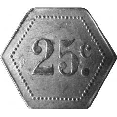 25 Centimes - Jeton à consommer - sans indication