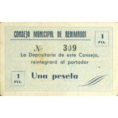 1 Peseta Benimasot