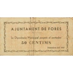 50 Céntimos Forès