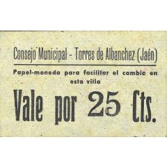 25 Céntimos Torres de Albanchez