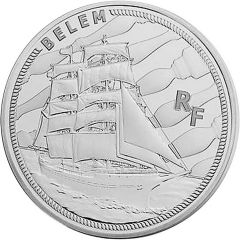 50 Euros The Belem , silver