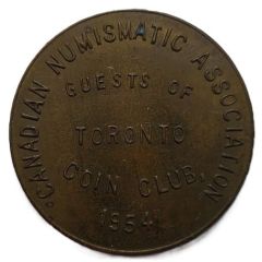 Medal - Canadian Numismatic Association Toronto, Ontario