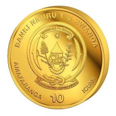 10 Amafaranga Elephant, gold
