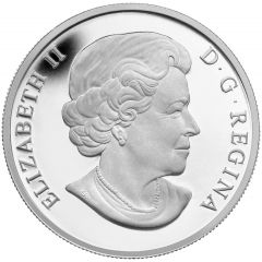 5 Dollars - Elizabeth II Majestueuses feuilles d`érable