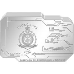 2 Dollars - Charles III U.S.S. Enterprise NCC-1701-D