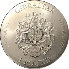 1 Pound Royal Arms of England: War Elephant