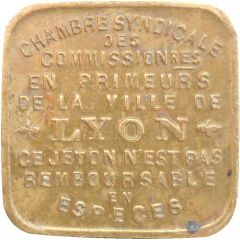 10 Centimes - Chambre Syndicale des Commissionnaires en Primeurs Lyon