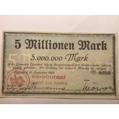 5 000 000 Mark Lägerdorf