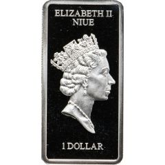 1 Dollar - Elizabeth II The Raising of the Cross: 1/3