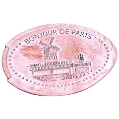 Elongated coin - Bonjour de Paris