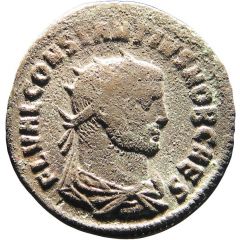 Antoninianus - Constantius I as Caesar IOVI ET HERCVLI CONS CAES, Jupiter