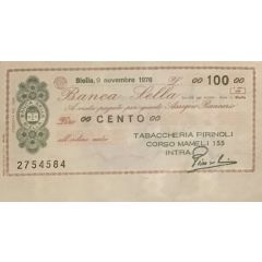100 Lire Banca Sella