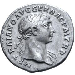 Denarius - Trajan COS V P P S P Q R OPTIMO PRINC