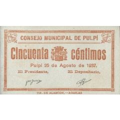 50 Céntimos Pulpí