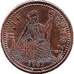 1/2 Penny - Ironbridge Gorge Museum Token flat image