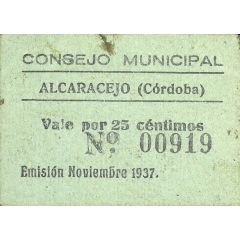25 Céntimos Alcaracejo