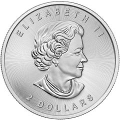 2 Dollars - Elizabeth II Bald Eagle, 1/2 oz. Silver Bullion Coinage