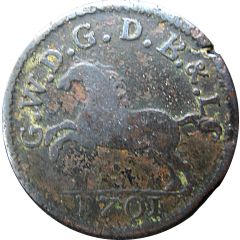 11/2 Pfenning - George II William