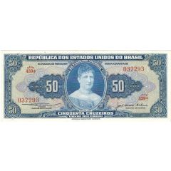 50 Cruzeiros Thesouro Nacional, 1st print, `Valor Recebido`