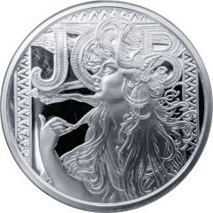 1 oz Silver Alphonse Mucha - Job