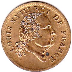 Token - Louis XVIII Optimo Principi